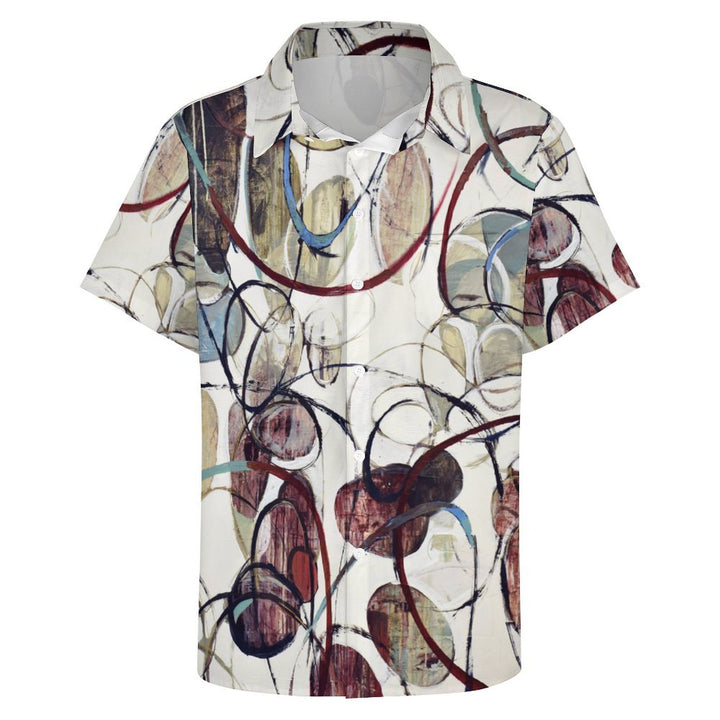 Men's Art Casual Short Sleeve Shirt 2402000253