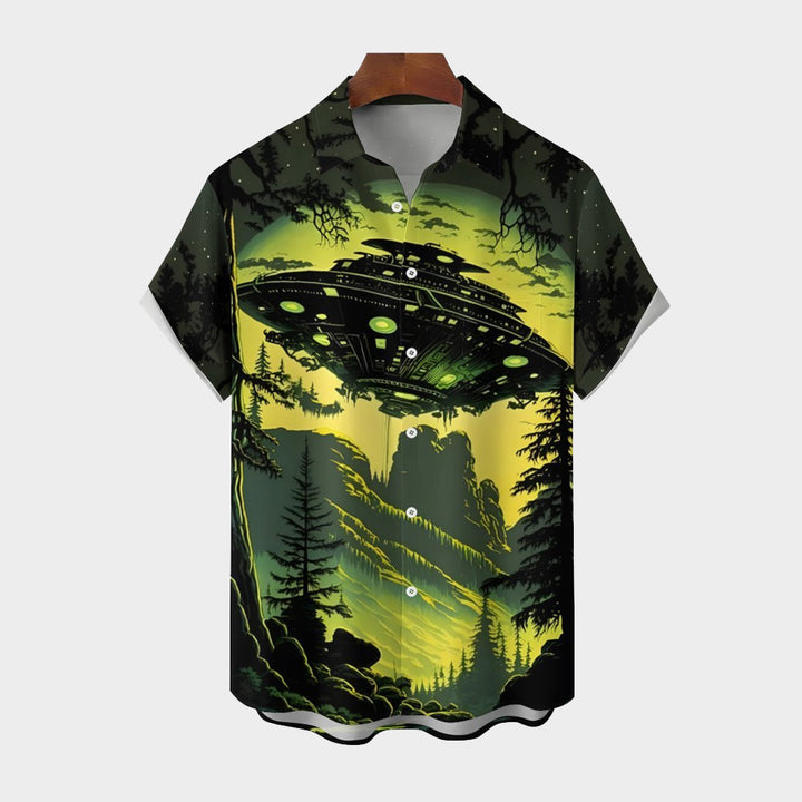 Men's UFO Casual Short Sleeve Shirt 2402000121