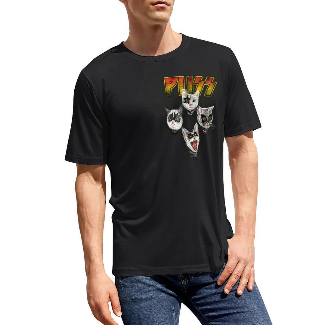 Men's Rock Band Crew Neck Casual T-Shirt 2403000272