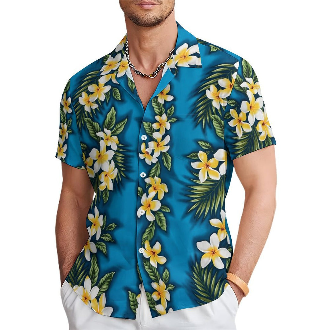 Aloha Classic Floral Hawaiian Casual Short Sleeve Shirt 2402000021