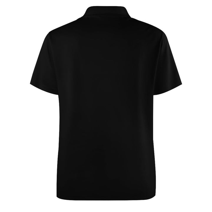 Men's Button-Down Short Sleeve St. Patrick's Day Shamrock Dress Print Polo Shirt 2401000176
