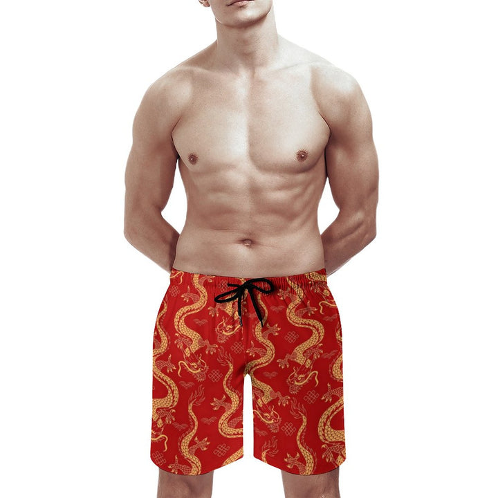 Men's New Year For The Year Of The Dragon Limited Edition Sports Beach Shorts 2312000418