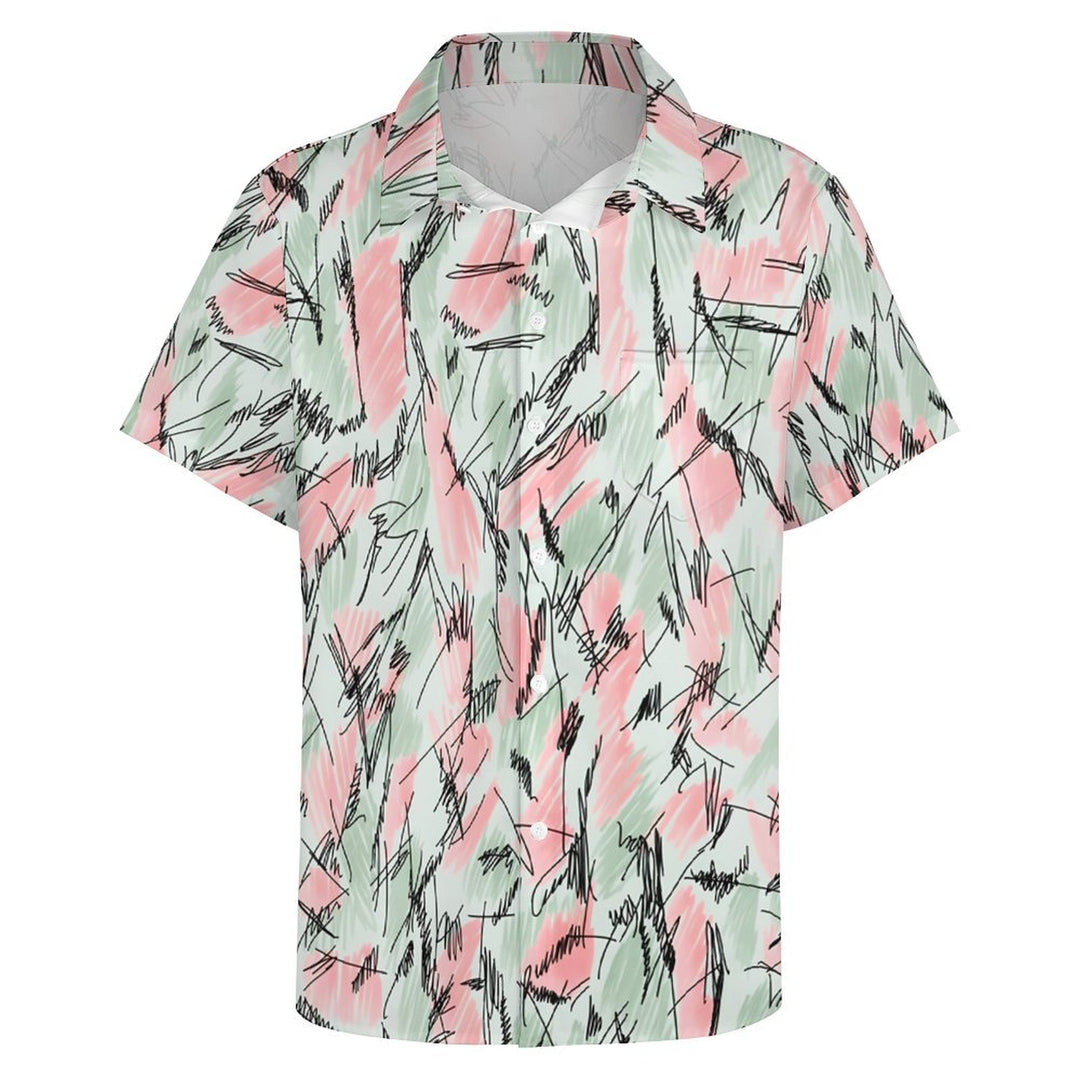 Men's Hawaiian Casual Short Sleeve Shirt 2401000323