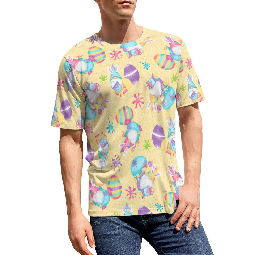Men's Round Neck Easter Casual T-Shirt 2312000404