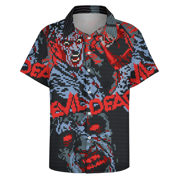 Men's Horror Characters Casual Short Sleeve Shirt 2403000084