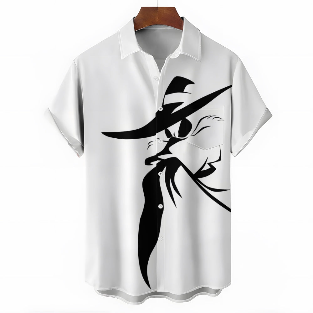 Men's Cartoon Character Casual Short Sleeve Shirt 2403000444