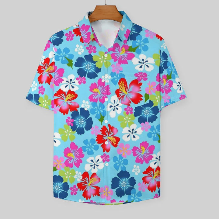 Men's Hawaiian Floral Casual Short Sleeve Shirt 2310000684