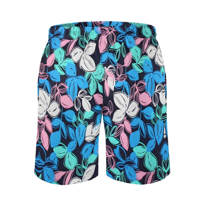 Men's Sports Leaf Beach Shorts 2402000301