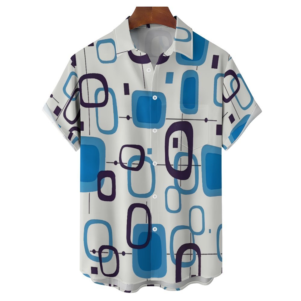 Men's Casual Short Sleeve Shirt 2402000227