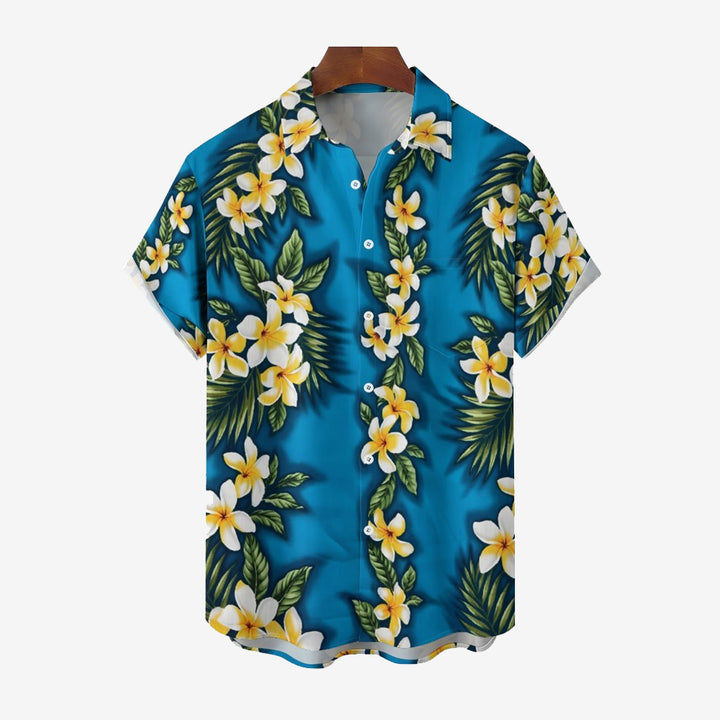 Aloha Classic Floral Hawaiian Casual Short Sleeve Shirt 2402000021