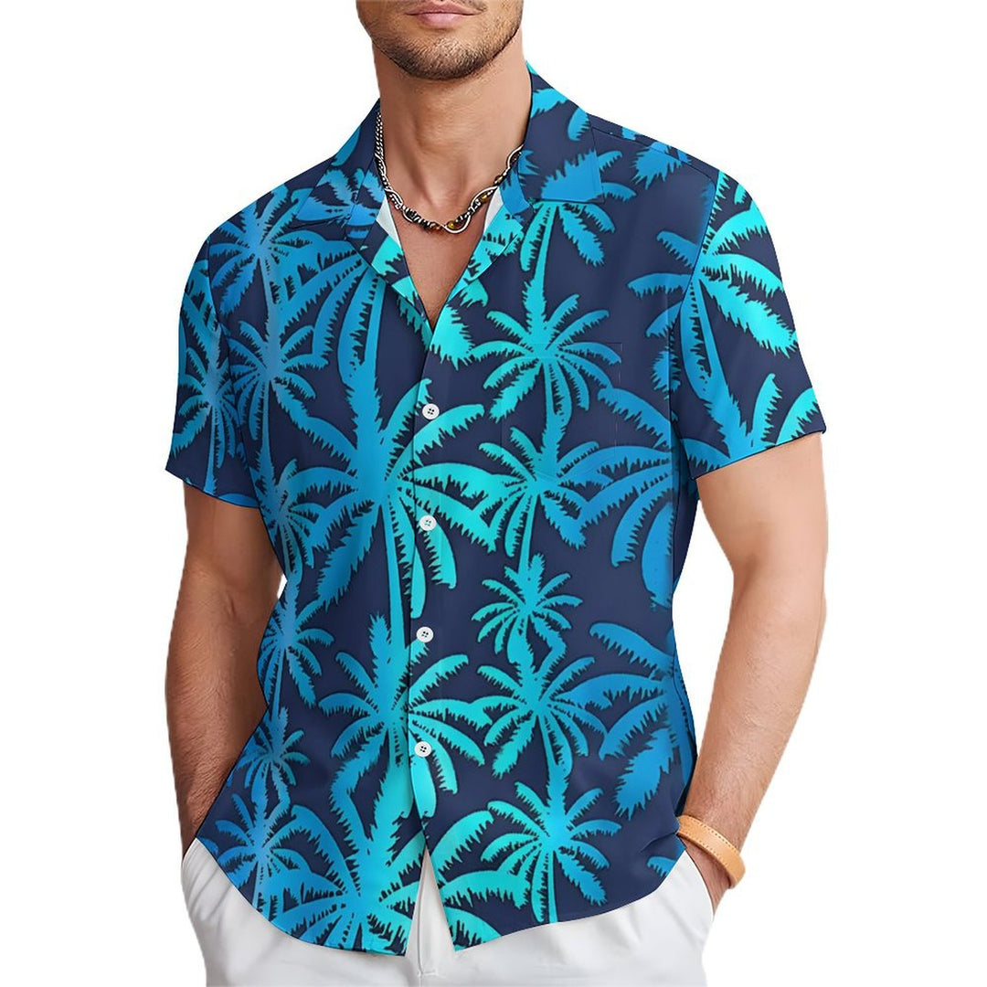 Men's Hawaiian Casual Short Sleeve Shirt 2401000287