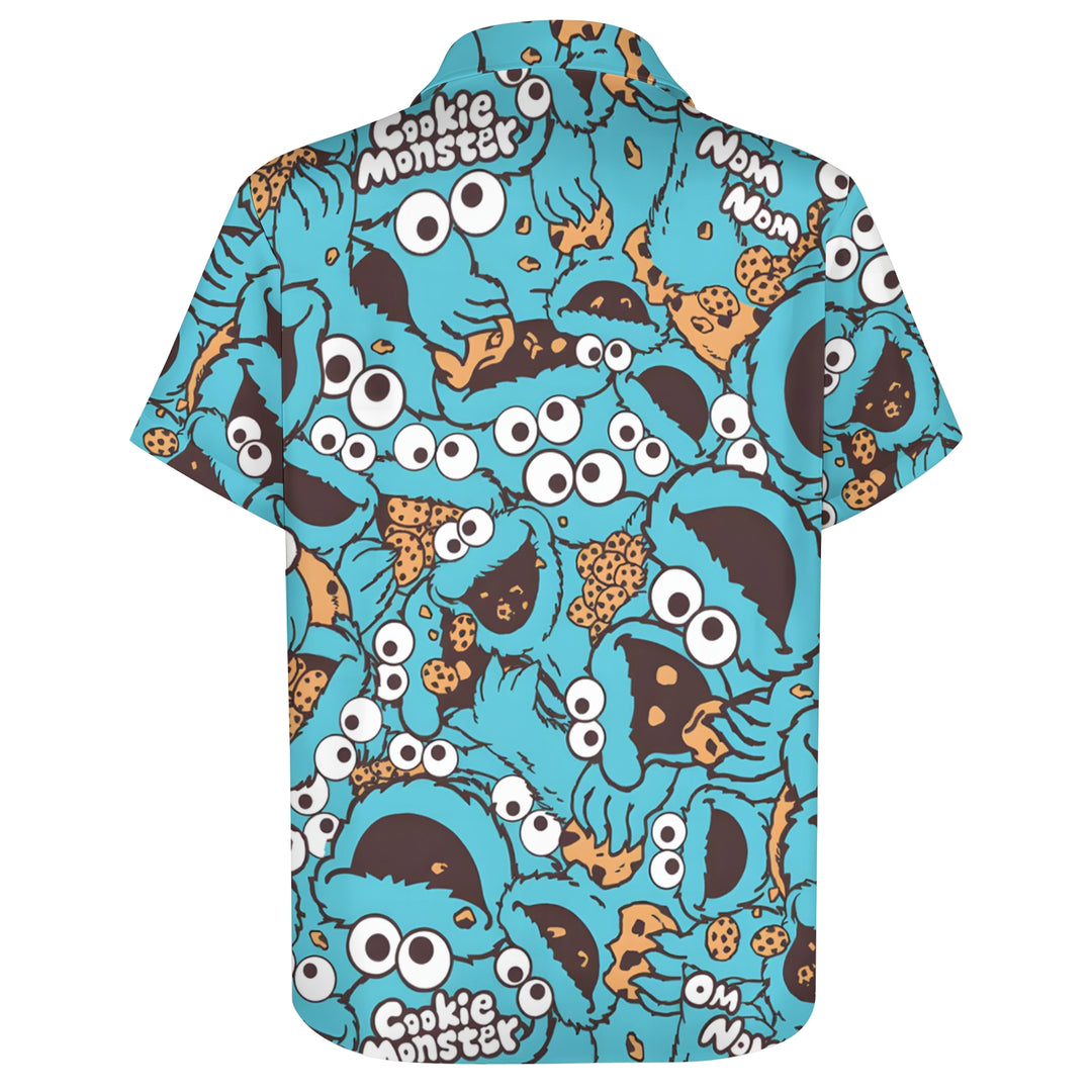 Men's Cartoon Casual Short Sleeve Shirt 2403000097