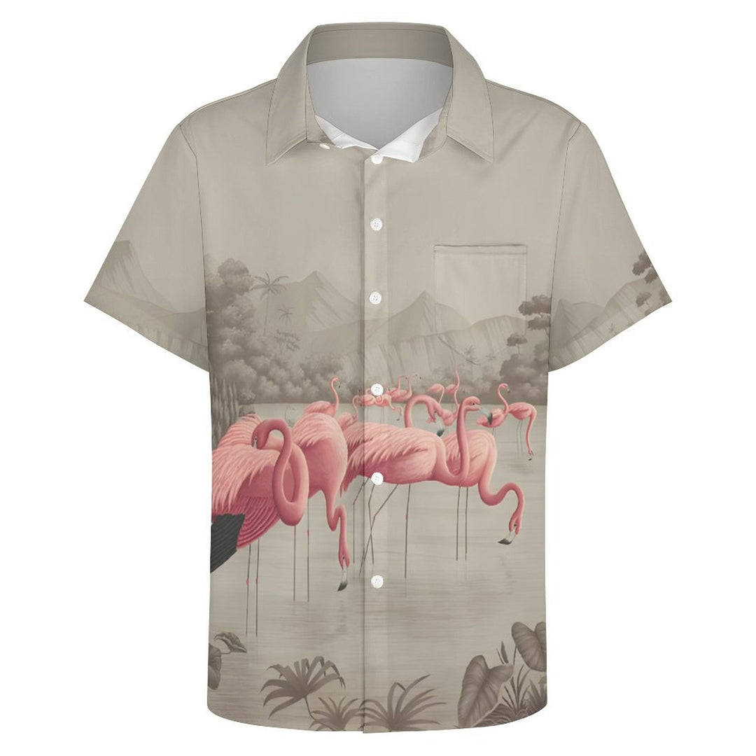 Men's Hawaiian Casual Short Sleeve Shirt 2401000281