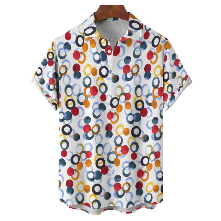 Men's Hawaiian Casual Short Sleeve Shirt 2402000136