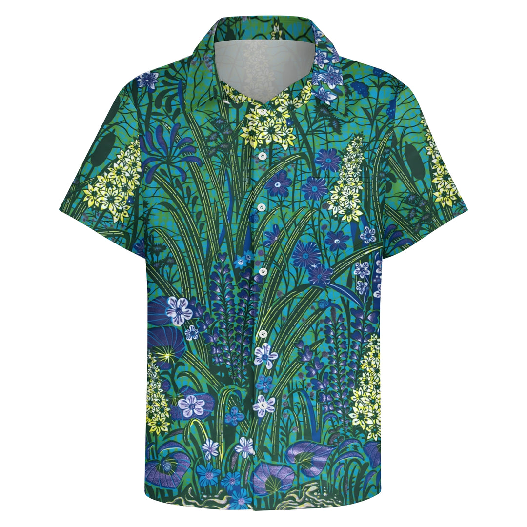 Men's Flowers Casual Short Sleeve Shirt 2403000381
