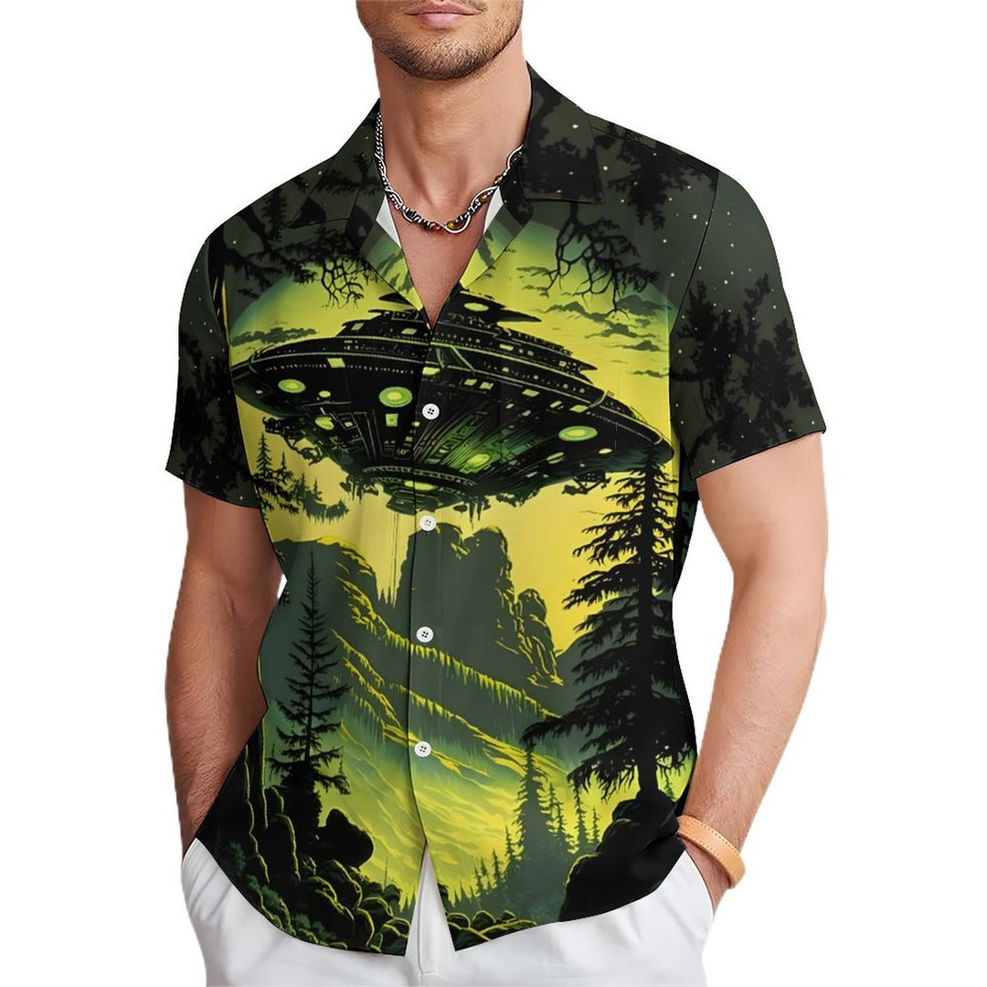 Men's UFO Casual Short Sleeve Shirt 2402000121