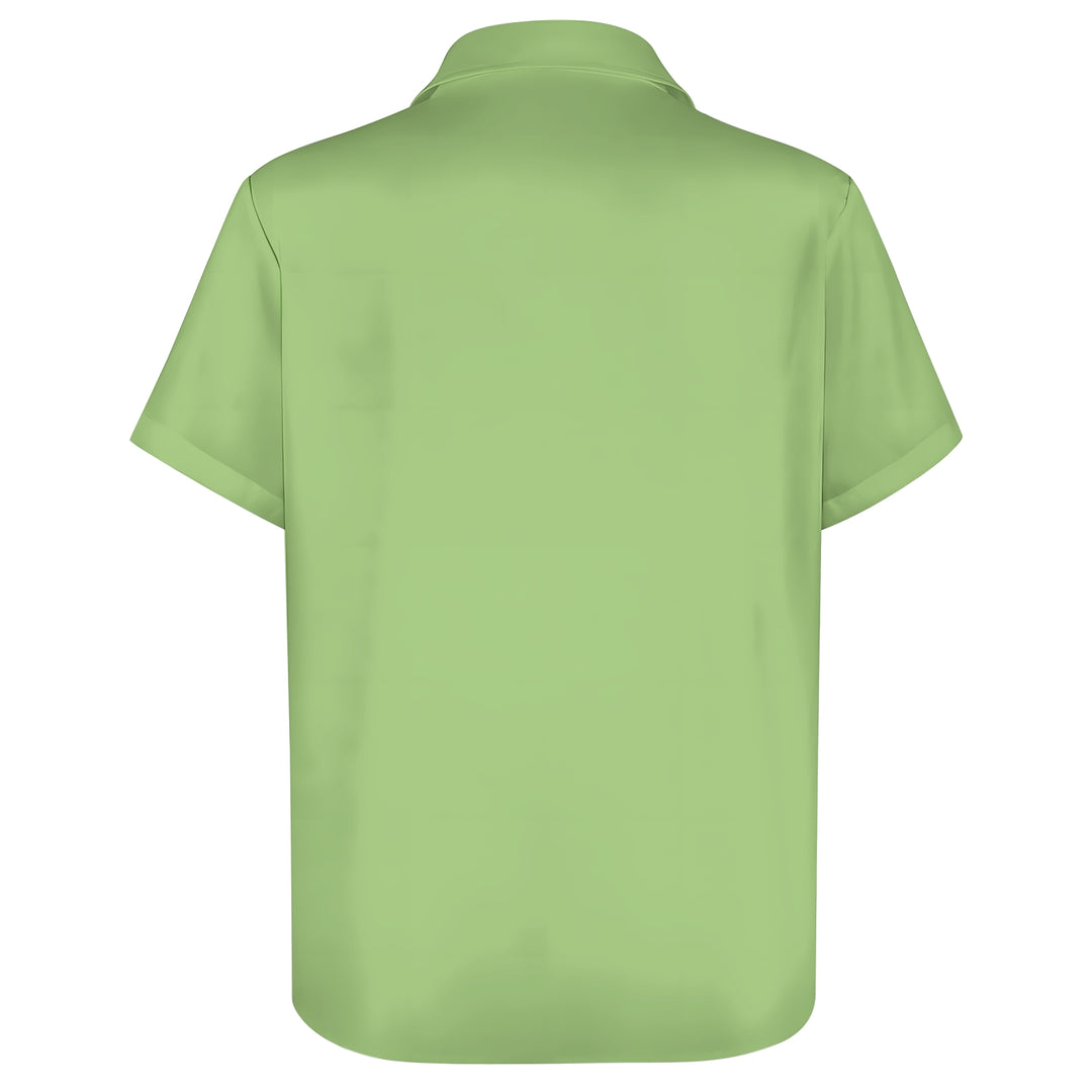 50s Vintage Cocktail Bowling Shirt Casual Short Sleeve Shirt 2403000030